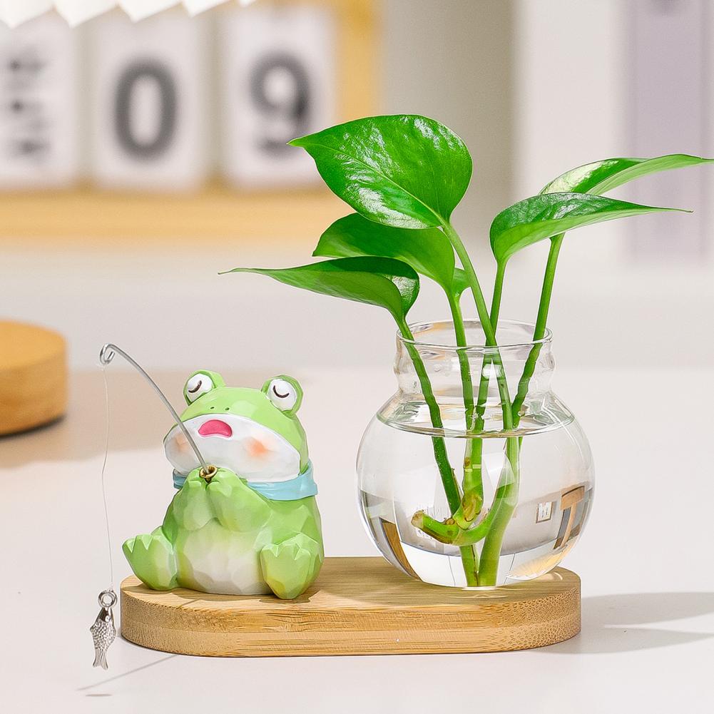 Cute Resin Figurines Mini Plan - Propagation Station Vase 评论和价格