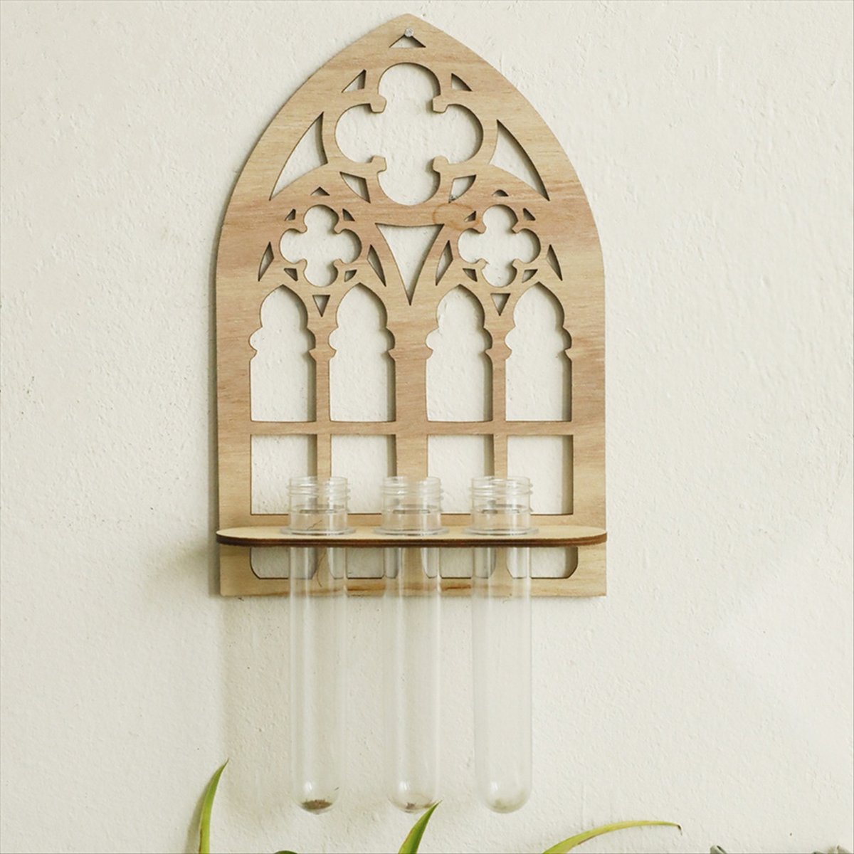 [N84R] Wooden Plant Propagatio - Propagation Station Vase 评论和价格